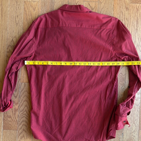 A Fine Mess Men's Red and Black Striped Shirt - Picture 4 of 5